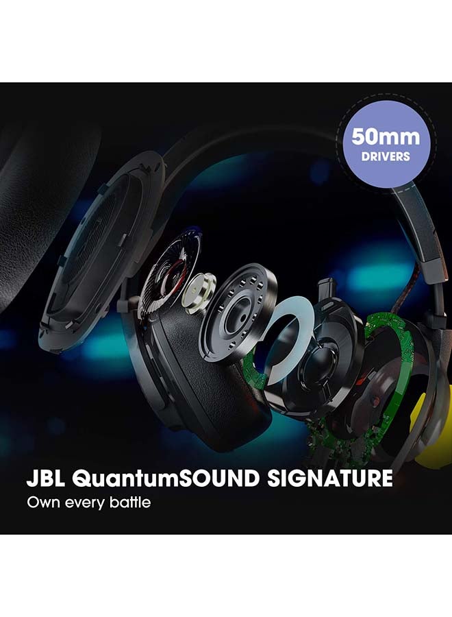 JBL - Quantum 200 Wired Over-Ear Gaming Headset - Image 1