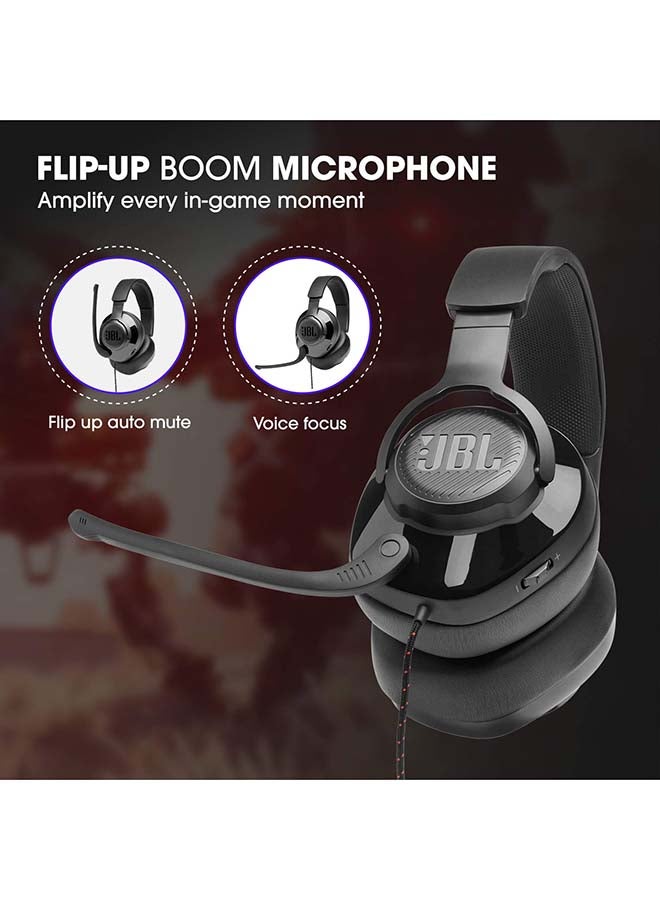 JBL - Quantum 200 Wired Over-Ear Gaming Headset - Image 1