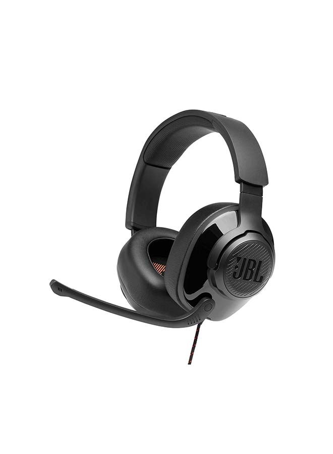 JBL Quantum 300 Hybrid Wired Over-Ear Gaming Headset With Flip-Up Mic - Image 1