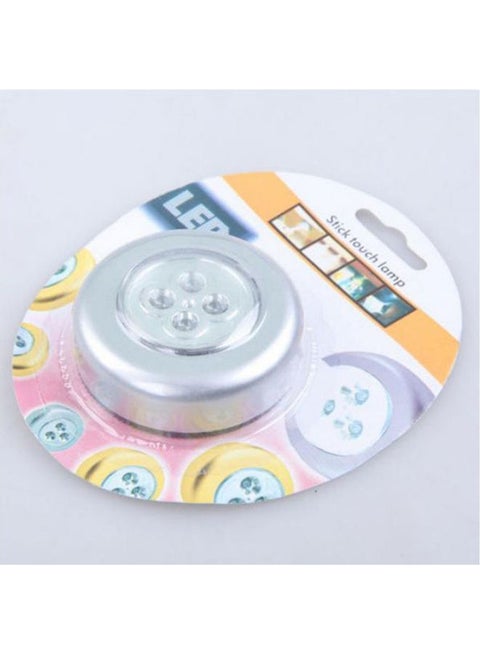 Battery-Powered Wireless Stick-On Touch Tap 3-Led Lamp Light Push Light 2724667337221 11X3X13cm