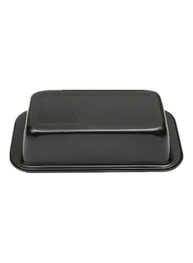 Generic Rectangle Cake Pan Ideal For Baking Made Of Non-Stick Aluminum For Home Kitchen And Catering Black  - Image 1