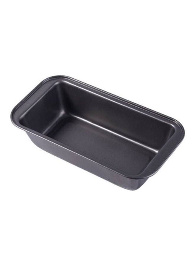 Generic Rectangle Cake Pan Ideal For Baking Made Of Non-Stick Aluminum For Home Kitchen And Catering Black  - Image 2