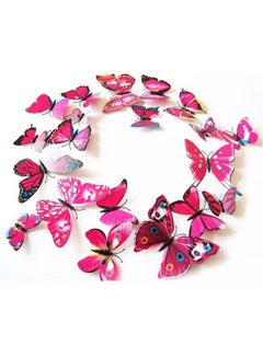 Generic 12Pcs Butterfly Plane Wall Sticker Home Decoration Model Multicolour  - Image 2