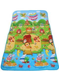 Kids Floor Carpet Double Face Waterproof Multicolour 120X180cm