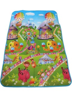 Kids Floor Carpet Double Face Waterproof Multicolour 120X180cm