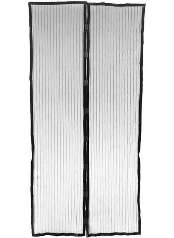 شاشة مغناطيسيّة للبعوض شفاف-أسود 210X49.5سم  - Image 1
