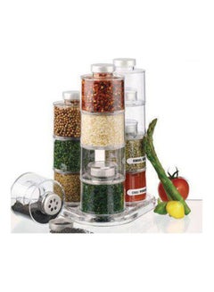 Spice Tower 12 Pcs Clear