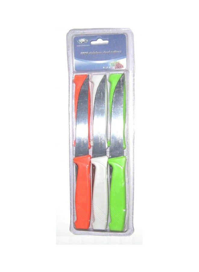 Stainless Steel Knives Set - 6 pieces Multicolour 20X1.9X7.8cm - v1626263467/N49147052A_1