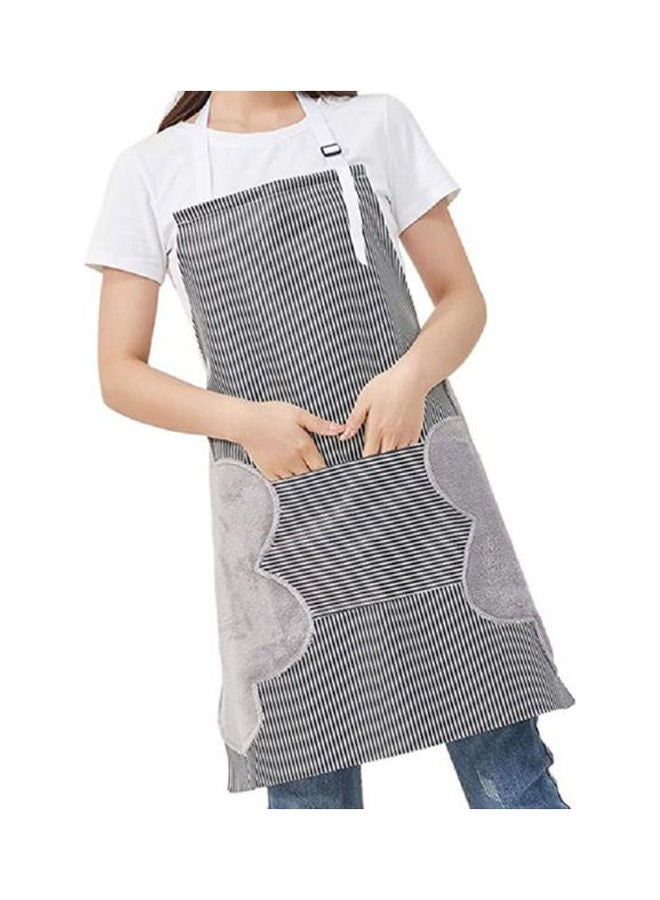 Waterproof Kitchen Apron with Microfiber Sides for Drying Multicolour 