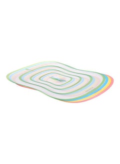 Generic Plastic Foldable Cutting Board Set 4 Pieces Multicolour 40X30cm  - Image 1