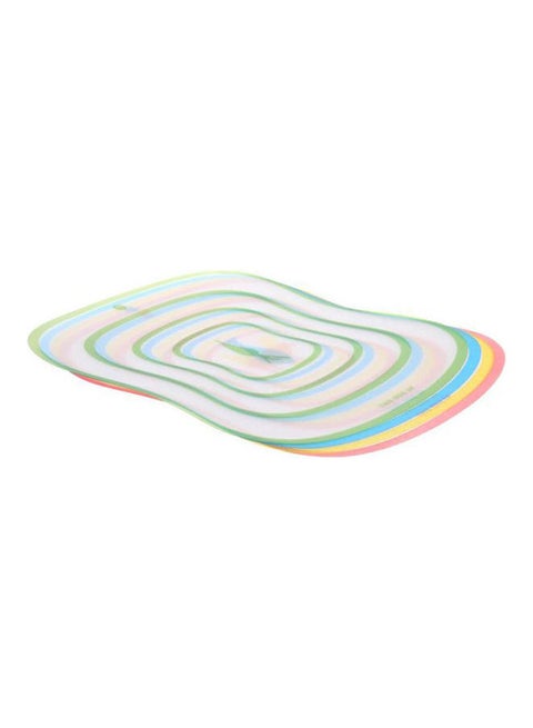Plastic Foldable Cutting Board Set 4 Pieces Multicolour 40X30cm