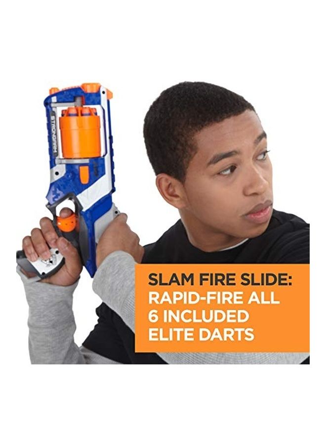 NERF - Elite Strongarm Blaster with Rotating Barrel and 6 Official Dart 7.52X2.87X14.49inch - Image 1