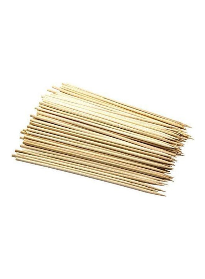 Wooden Chopsticks For Barbecue 100 Sticks Wooden Brown 