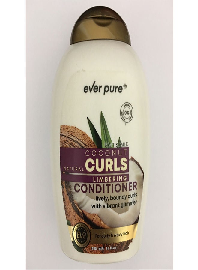 ever pure - Quenching Plus Coconut Curls Conditioner Clear 385ml - Image 1