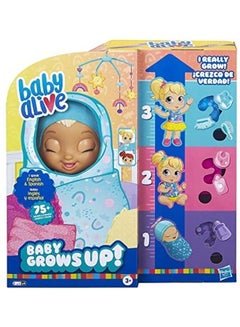 Growing and Talking Alive Baby Doll With One Surprise Doll And 8 Accessories
