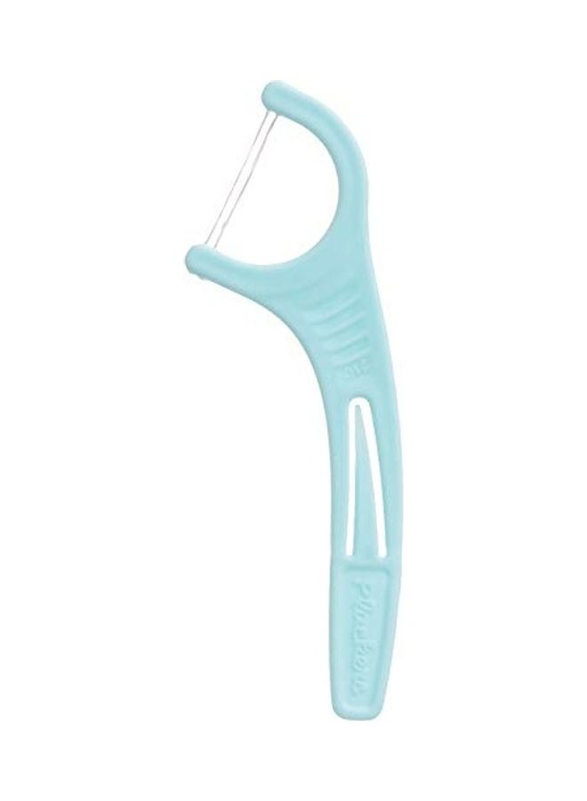 Plackers - 75-Count Placker Twin-Line Dental Floss Picks Blue - Image 1