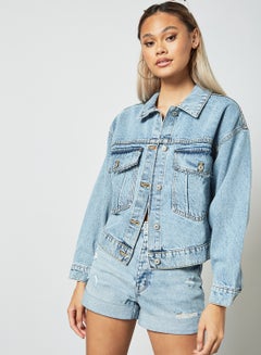Oversized Jacket Blue