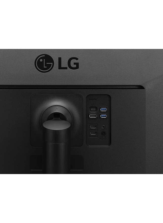 LG - 35 inch Curved UltraWide Monitor QHD (3440x1440)/ HDR 10/ 100Hz/ AMD FreeSync/ USB Type-C/ OnScreen Control/ Flicker Safe/ Speakers 35WN75C Black - Image 1