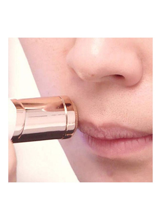 Women Painless Face Hair Remover Rose/White - Image 2