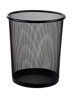 Waste Basket Metal For Office Black