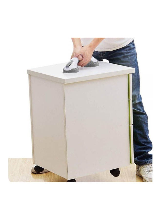Generic 2Pcs Helping Handle Easy Grip Safety Shower Bath For Children Elderly White  - Image 2