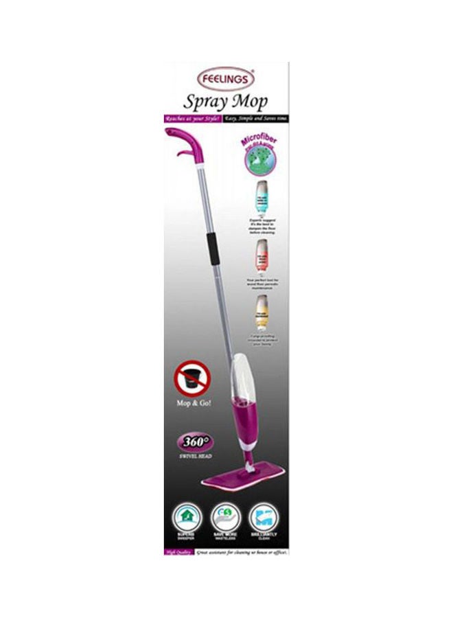 Feelings Micro Fiber Spray Mop Purple/Silver - Image 2