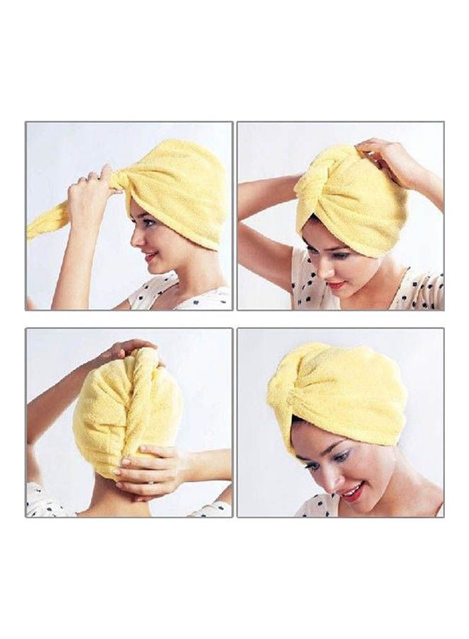 Hair Drying Hotel Towel Orange