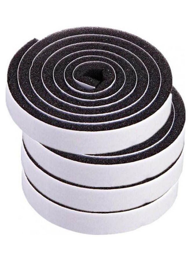 Generic - Seal Foam Tape 4 Pack Self-Adhesive Weather Stripping For Door Window Sealing Strips Door Insulation Soundproof Anti-Dust Stickers Clear - Image 1