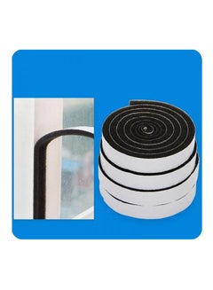 Generic Seal Foam Tape 4 Pack Self-Adhesive Weather Stripping For Door Window Sealing Strips Door Insulation Soundproof Anti-Dust Stickers Clear  - Image 2
