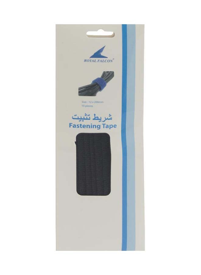 Royal Falcon 10-Piece Fastening Tape Black