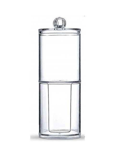 Acrylic Makeup Cotton Pads Organizer Clear