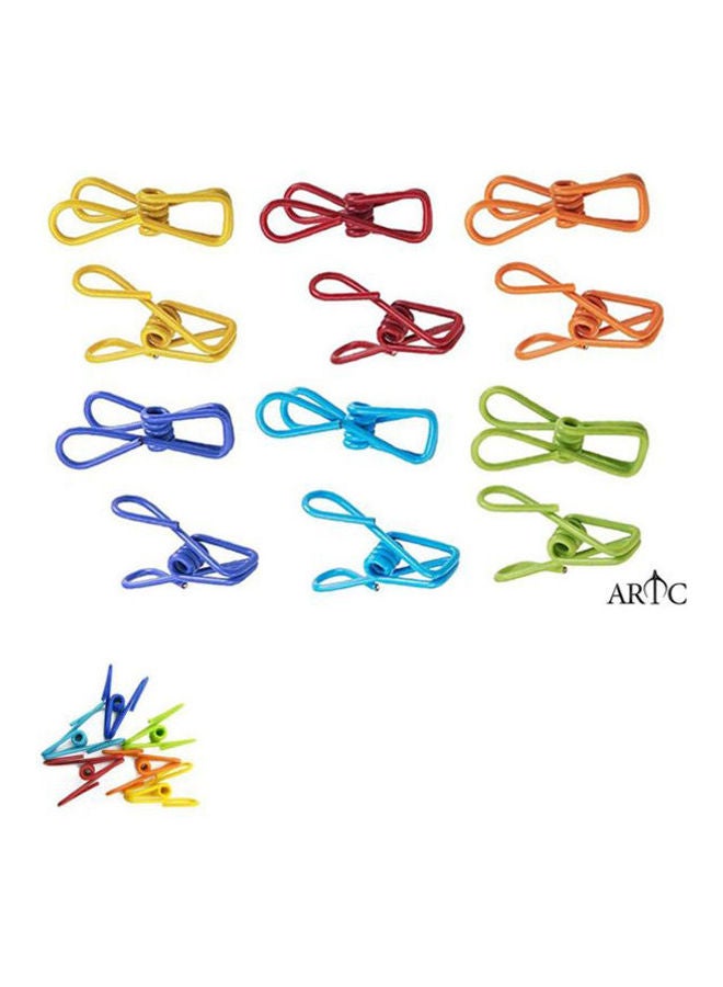 ARTC - Colorful Multipurpose Plastic Coated Metal Clips Multicolour - Image 1