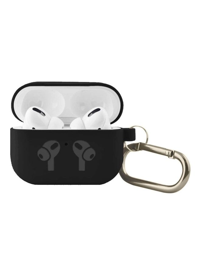 ICS Protective Case Cover with Carabiner for Apple AirPods Pro Black