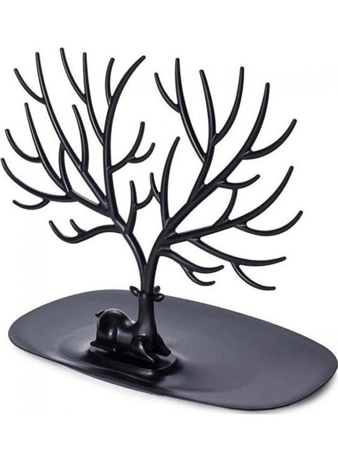 Generic Tree Shape Organizer And Holder For  Men  Jewelry And Accessories Black  - Image 1