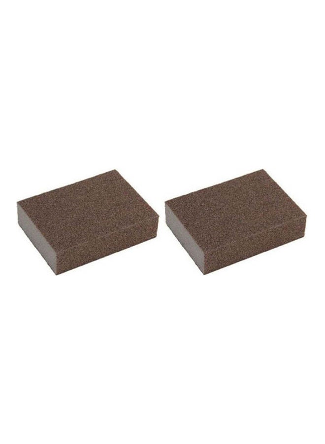Generic - Carborundum Magic Sponge - 2 Pieces Brown - Image 1