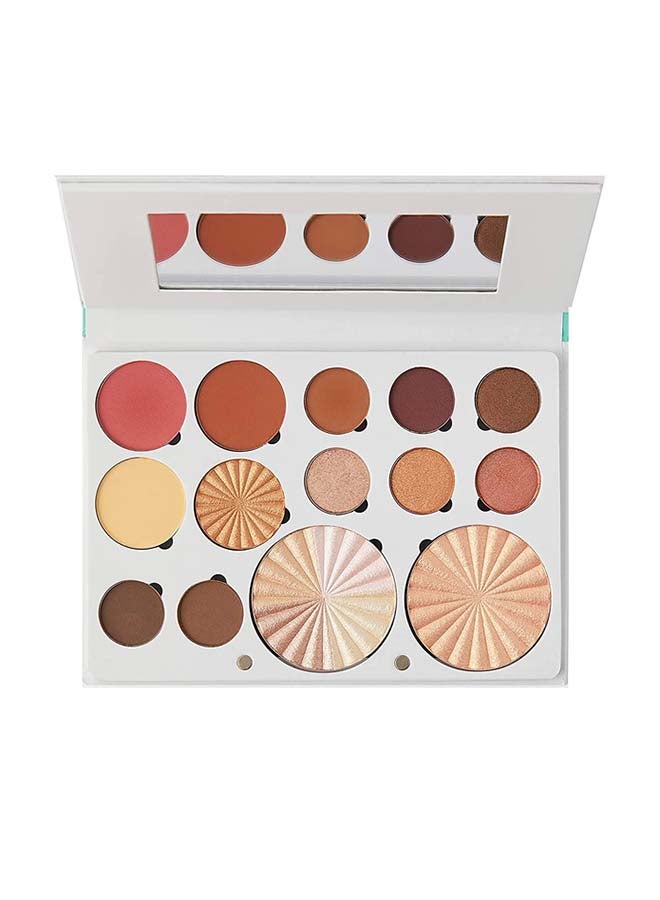 Red Apple 3-In-1  Contour Blush And Highlighter Multicolour  - Image 2