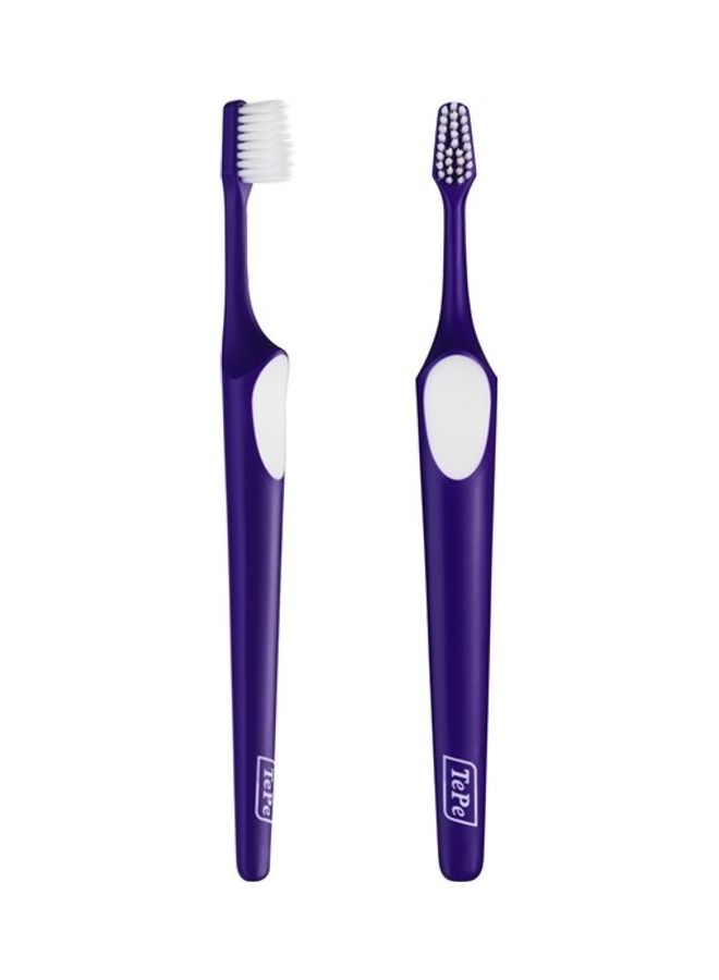 Tepe Supreme Compact Blister Toothbrush Blue/White - Image 1