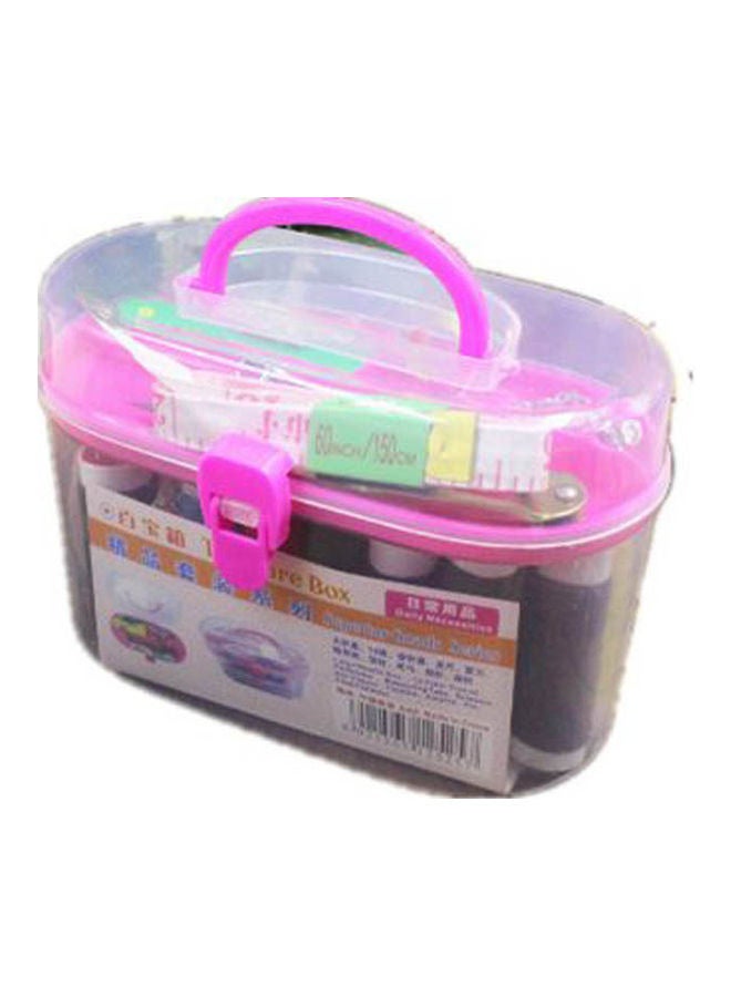 Generic Portable Mini Travel Sewing Box With Needle Threads Sewing Kits Sewing Set Multicolour  - Image 1