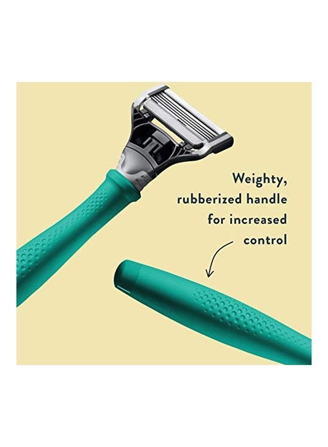 Harry's Shaving Kit For Men Green/White/Silver - Image 4