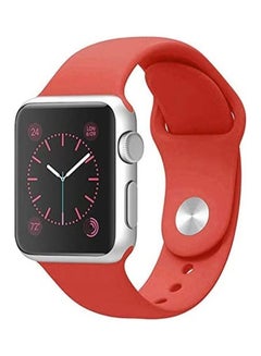 Replacement Silicone Strap For Apple Smartwatch 38-40mm Red