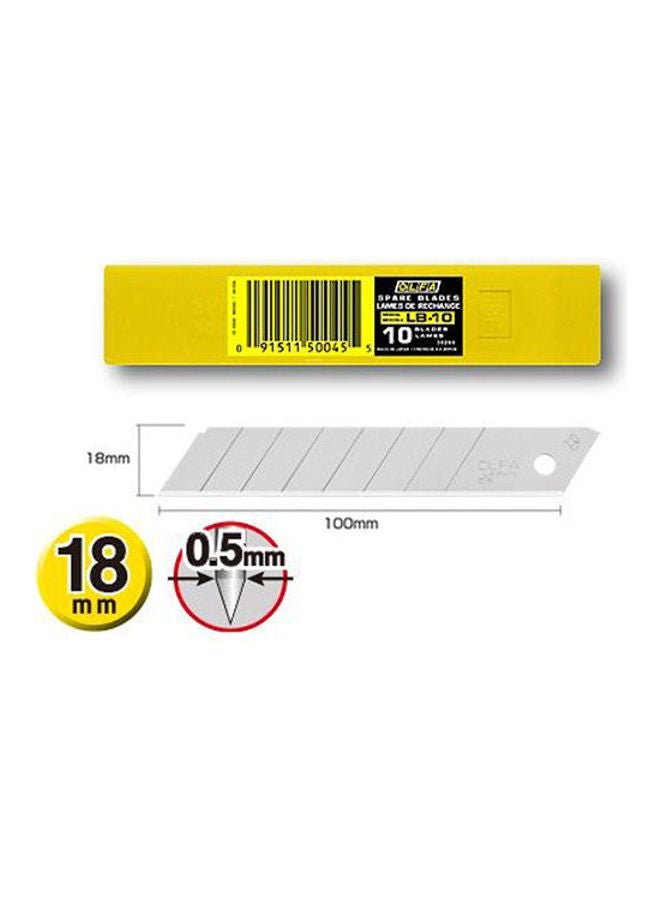 اولفا شفرات كبس 9 ملم، عبوة من 10 قطع( 10) فضي