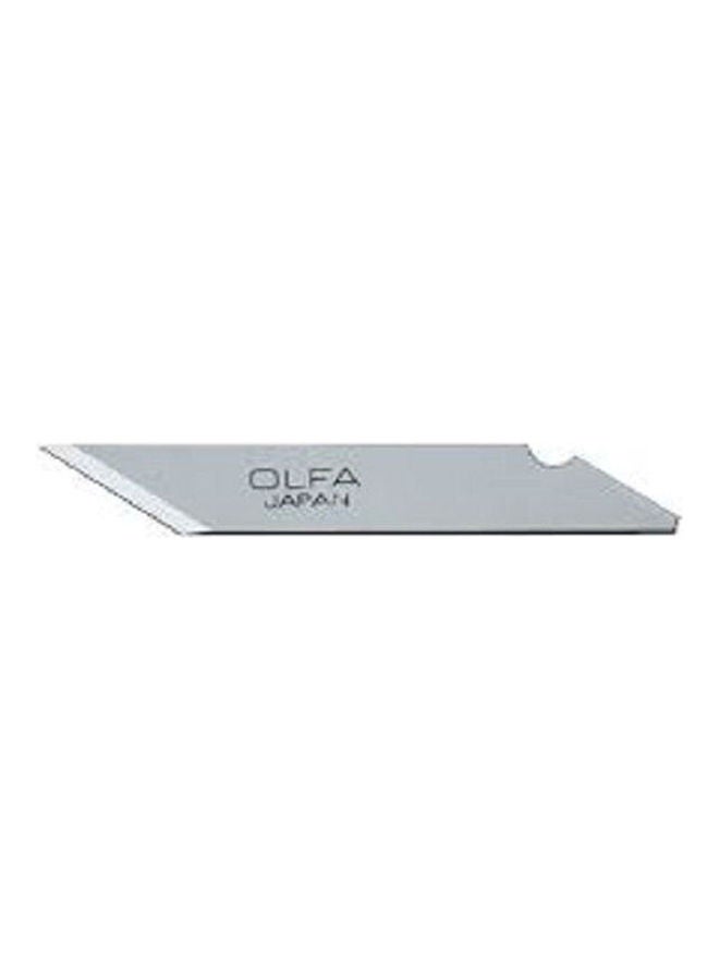 OLFA 9Mm Snap-Off Blades, 10 Pack (Kb) Silver 