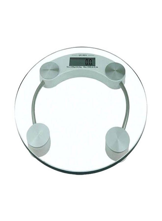 Toshionics Electronics Digital Weight Scale Clear/White 30x30cm - Image 1