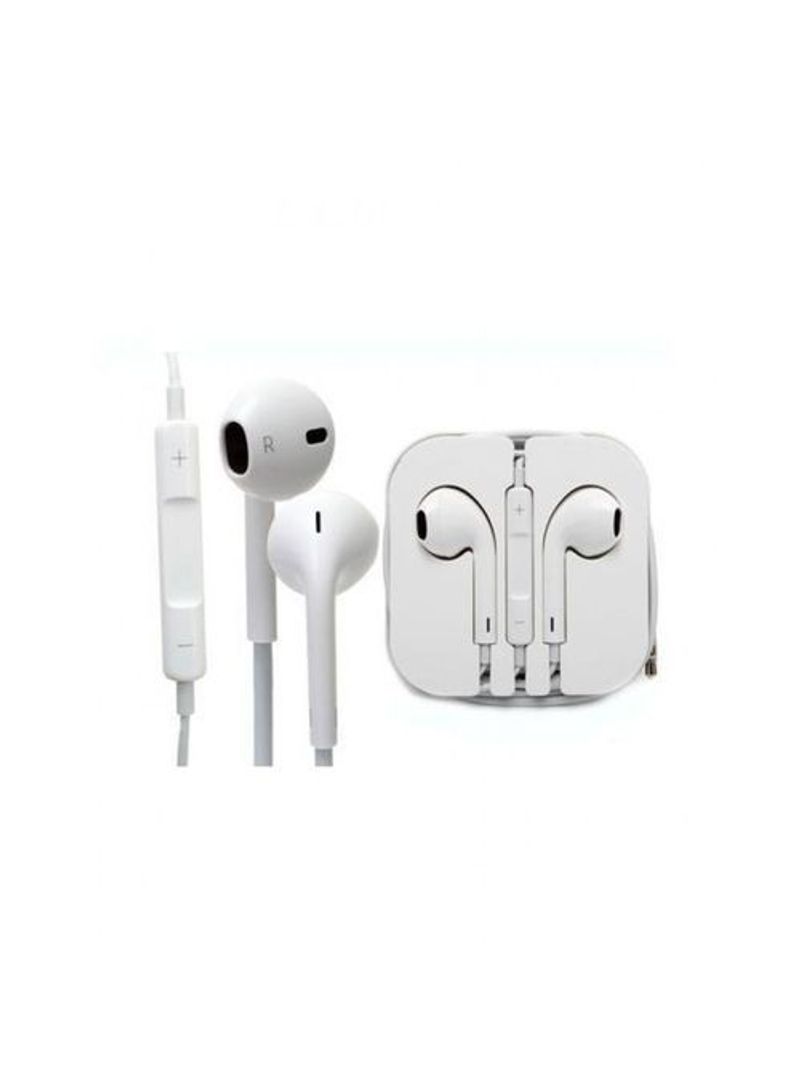 Generic - Earphones For Apple Phones With Remote And Mic White - Image 1