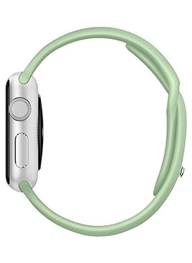 ICS Replacement Silicone Strap For Apple Smartwatch 38-40mm  Mint Green Mint Green - Image 2