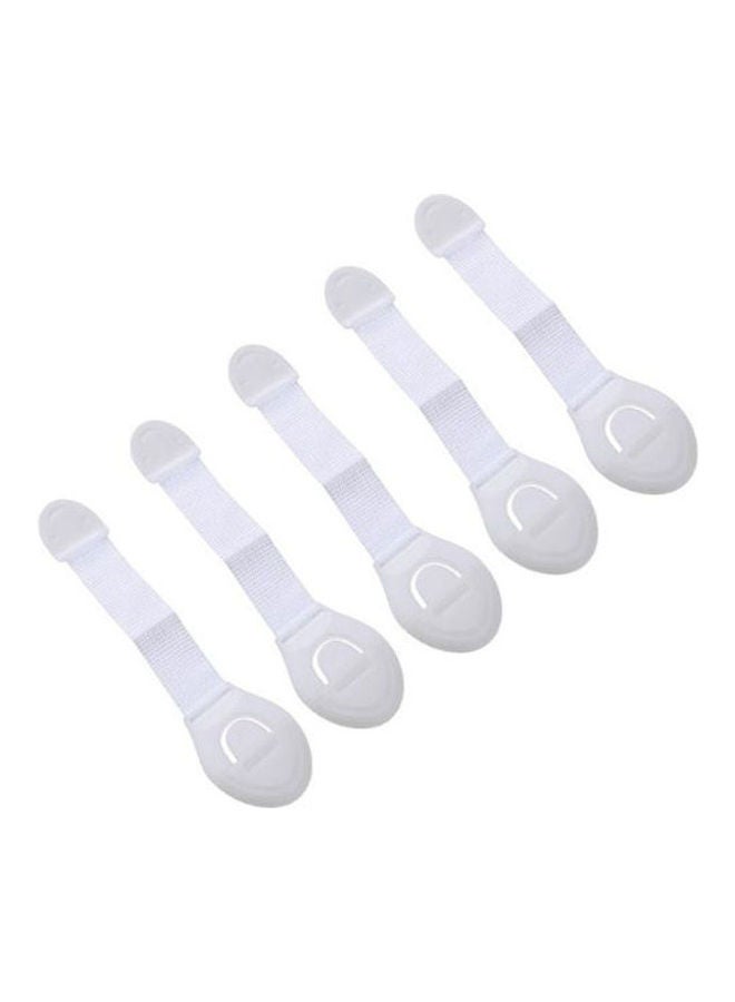 5 Pcs Plastic Drawer Door Cabinet Cupboard Safety Locks - Image 1