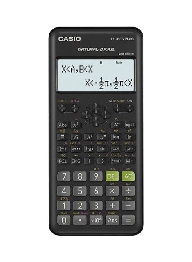 Scientific Calculator Fx-95Es Plus Second Edition Black