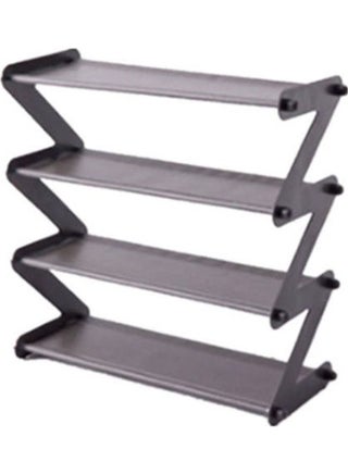 Z Shape Shoe Cabinet Entryway Stackable Storage Shelf Unit Grey 26 x 56cm - v1626275617/N49156202A_1