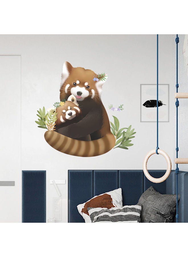 Removable Adhesive Animal Pattern Wall Sticker Multicolour - Image 4