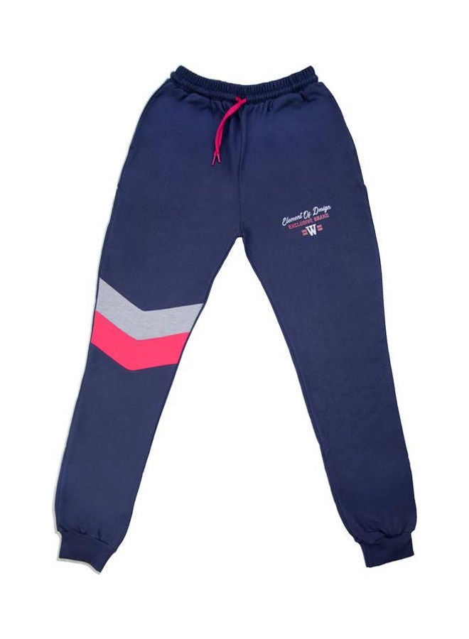 Banotex - Stripe Detail Track Pants Blue - Image 1